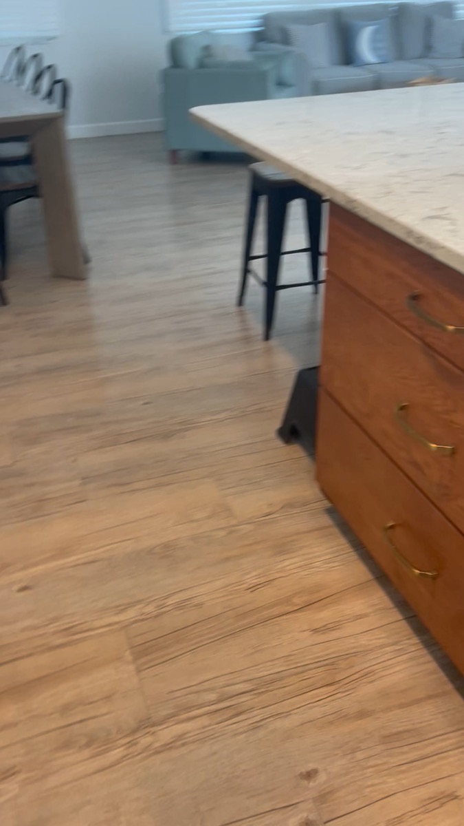 Open-concept kitchen and living area — video
